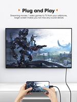 Adaptateur USB-C vers USB-C plaqué or OEM/ODM 8K 30Hz Mâle-Mâle en PVC pour Moniteur, certifié CE RoHS, Garantie 2 Ans