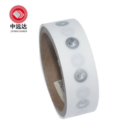 ISO14443A NFC Ntag213 RFID Tag 13.56MHz Mini PVC PET Plastique Époxy Autocollant Humide Incrustation Étanche 1k Puce pour Paiement Hôtel