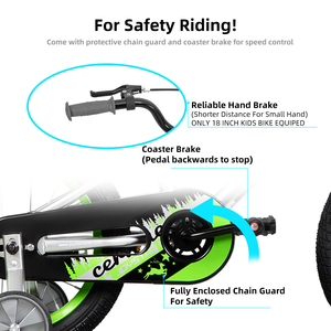 Vélo pour enfants JOKIE 14 pouces, cadre renforcé en acier à haute teneur en carbone, roues intégrées anti-choc, roues d'apprentissage - Product Image 2