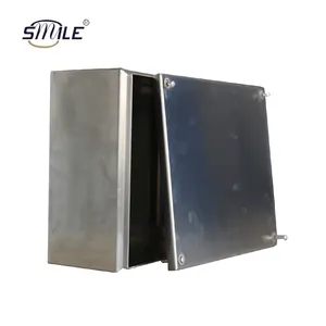 SMILE custom Metal Box Fabrication Stainless Steel Sheet Electric Enclosure Waterproof Junction Metal Box