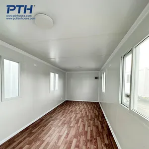 Thùng Chứa 20ft Mô-đun Xây Dựng Nhanh Hộp Đựng Văn Phòng Phẳng Cắm Trại Nhà Tiền Chế - Product Image 3