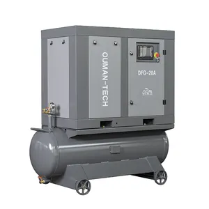 Screw type industrial compressors machine air compressor of direct drive