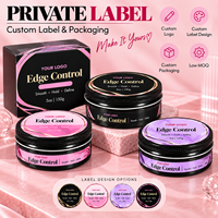 Gel Coiffant Professionnel Fixation Forte pour des Bords Définis et Lisses, Idéal pour les Tresses et les Queues de Cheval