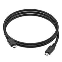 Kabel data USB4 Tipe C ke kabel 8K ganda tipe C transmisi 40Gbps PD240W kompatibel thunderbolt 4 dengan iph 15 kabel data
