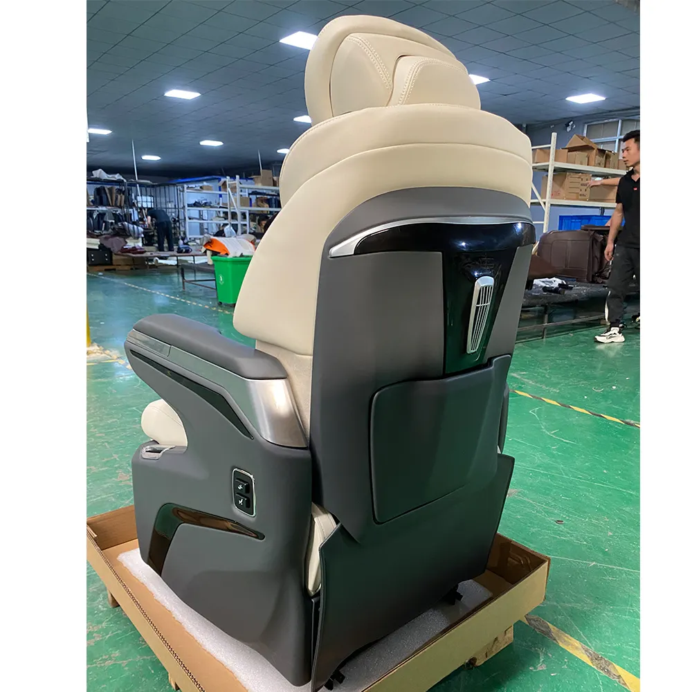 2023 Newest Auto Modify Luxury Van Seat For Benz Alphard Reclining Electric VIP Pilot Seat with Touch Screen Customized Car Seat