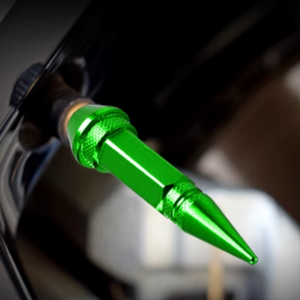 Pièces automobiles modifiées Bullet Head Valve Core 60mm Tire Valve Cap pour Bicycle Motorcycle Universal - Product Image 3