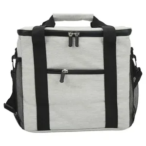 Muestra Gratuita de Bolsa Térmica para Alimentos, Aislada, Moderna, para Adultos, para Mujeres, Hombres y Deportistas, Hecha de Poliéster con Bolsillos Laterales - Product Image 4