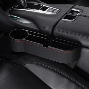 Organisateur de voiture multifonctionnel Boîte de rangement avec accoudoir Slot Stopper Car <span class=keywords><strong>Seat</strong></span> Gap Filler Interior Storage <span class=keywords><strong>Bag</strong></span> - Product Image 3