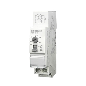 Interruptor de escalera mecánico de 0,11 kg, de <span class=keywords><strong>10</strong></span> minutos <span class=keywords><strong>temporizador</strong></span>, carga de 16A, 230VAC, montaje en riel DIN, interruptor de tiempo de voltaje libre de kg - Product Image 4