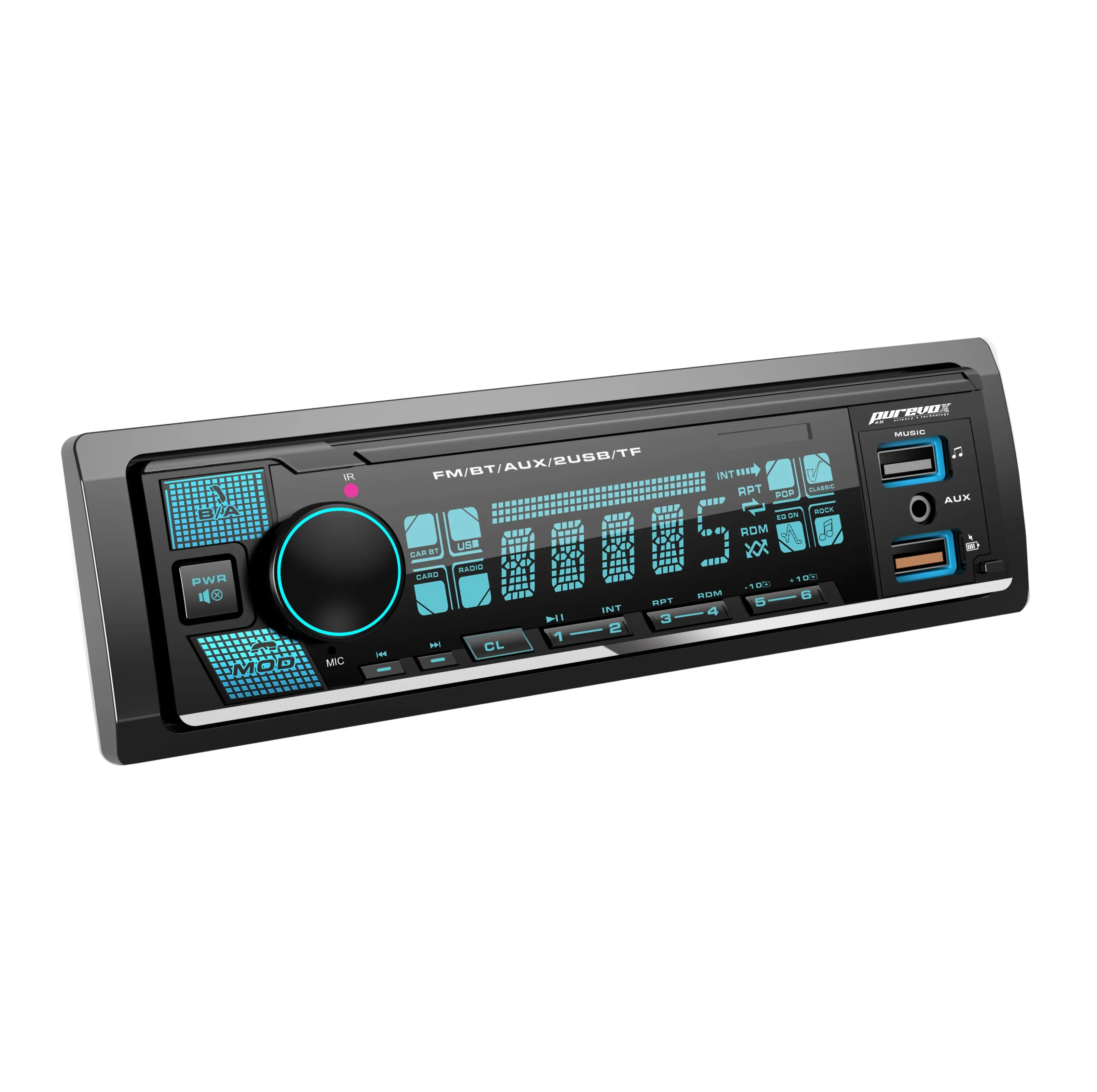 one 1 DIN Universal Car MP3 with Radio/BT/USB/SD/AUX/Audio Car Radio