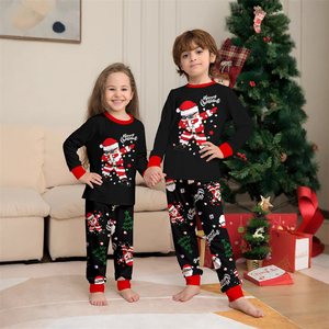 2025 New <strong>Family</strong> Matching Christmas Pajamas Set Santa Claus Lights Print Sleepwear Parent Child <strong>Holiday</strong> Homewear - Product Image 3