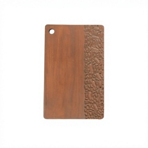 Tabla de Cortar Rectangular de Madera de Teca Antigua, 1.5 cm de Grosor, Duradera, Ecológica, Apta para Lavavajillas, Utensilios de Cocina para Uso Doméstico y Comercial - Product Image 1