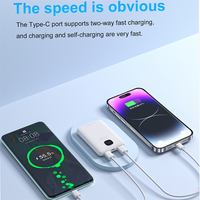 Vente chaude, logo personnalisé, charge rapide 2.A, batterie externe 10000mAh, téléphone portable portable
