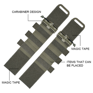 กระเป๋าใส่แม็กกาซีนแบบยุทธวิธี Molle 3 ช่อง ปลดเร็ว สายรัดไนลอน ใช้ได้กับอุปกรณ์ล่าสัตว์ทั่วไป - Product Image 3