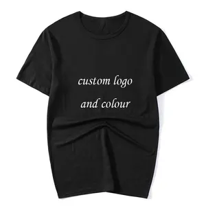 Yüksek kalite artı boyutu kadın T Shirt kadın temel ağır Unisex boy gömlek saf pamuk özel baskı Logo nakış Tshirt