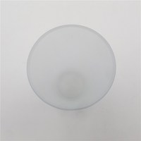 Gobelet en verre dépoli en forme de V de 16 oz, tasse à bière par sublimation, logo personnalisable par transfert thermique, taille standard, accessoires en stock, poignée intégrée