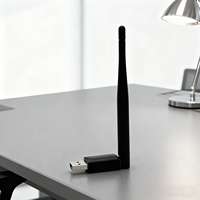 Adaptateur Ethernet WiFi 6 AX900Mbps Double Bande 2.4G/5G Antenne à Gain Élevé 5dBi Sans Pilote Compatible Win 10/11/Android Externe pour Ordinateur Portable