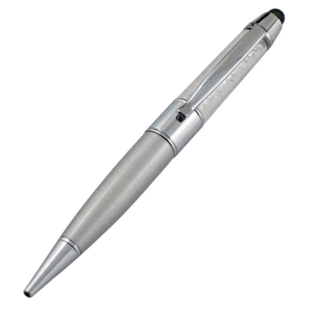 Multifunction Screen Touch Pen USB 3.1 Flash Drive Portable Plug Play Data Storage Promotional Pen Custom Colors Metal Crystals