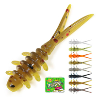 Spinpoler Box TPR Mini leurre de pêche à ver souple 25mm Ajing sébaste appâts bioniques artificiels truite bar jigging larve attirail