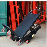 Plateforme Élévatrice Industrielle Électrique pour Outils, Capacité de Charge 400 kg, Pliable, avec Support de Rotation Auxiliaire, pour Espaces Étroits