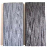 Revêtement de terrasse en WPC imperméable, anti-UV, ignifuge, moderne, brossé, à grain de bois durable, matériau écologique, antidérapant