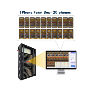 Telefonfarm-System P20 P30 Mobiltelefon-Farm-Chassis mit USB OTG Hub Automatisierungswerkzeug KI - Product Image 1