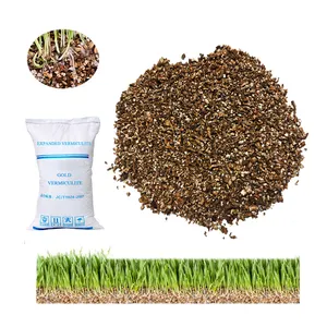 Gold Expanded Factory Wholesale Price Gold Vermiculite Garden Horticultural Plants Growing Cheap Price