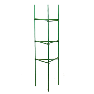 Cage à tomates triangulaire robuste en gros Support de plante en acier galvanisé pour plantes fruitières lourdes - Product Image 1