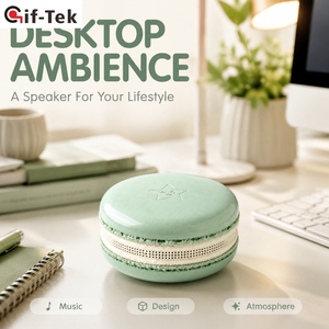 Altavoz Macaron con Emparejamiento Instantáneo NFC, Sonido <span class=keywords><strong>de</strong></span> Alta Calidad, Altavoz <span class=keywords><strong>Bluetooth</strong></span> Inalámbrico <span class=keywords><strong>Mini</strong></span> Portátil Creativo para Viajes y Hogar - Product Image 6