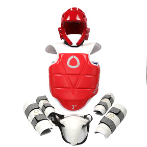 Set di Protezioni Professionali per Taekwondo, Attrezzatura Sportiva con Imbottitura Multistrato Rinforzata da 3 Pollici per <span class=keywords><strong>Muay</strong></span> Thai - Product Image 4