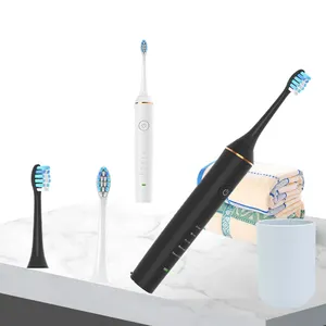 MH V2 fabricant, minuterie intelligente, 5 Modes, blanchiment sonique, brosse à dents électronique électrique pour adulte avec Base