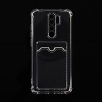 Coque de portable à fente pour Xiaomi, étui de protection anti-choc à quatre coins, pour Redmi Note 8 Pro, coque souple transparente