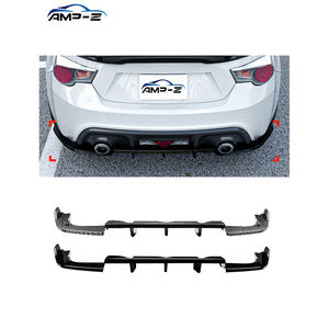Divisor de difusor de labio trasero ABS negro brillante GT86 para Subaru BRZ, <span class=keywords><strong>Toyota</strong></span> GT86 Scion, accesorios para coche de 2012 a 2020, de color negro - Product Image 1
