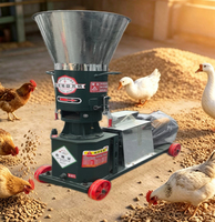 Machine à granulés d'aliments pour volailles, lapins, poissons, bovins, oiseaux et porcs pour usage agricole, équipement essentiel pour les fermes d'élevage