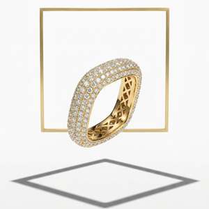 Anillo de Diamante Cultivado en Laboratorio con Corte Brillante Redondo, Certificado por IGI, para Mujer, Oro Sólido de 9K, 10K, 14K, 18K, para Compromiso, Boda, Fiesta Nupcial - Product Image 2