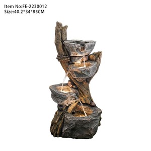 <span class=keywords><strong>Grande</strong></span> <span class=keywords><strong>fontaine</strong></span> d'eau extérieure pour la décoration <span class=keywords><strong>de</strong></span> <span class=keywords><strong>jardin</strong></span> fontaines d'eau extérieures décoratives <span class=keywords><strong>fontaine</strong></span> en résine à énergie <span class=keywords><strong>solaire</strong></span> - Product Image 6