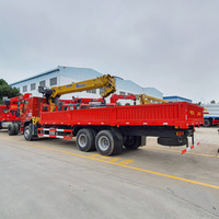 Chine xugong 6X4 14ton dongfeng camion à benne palfinger monté grue camion manipulateur sur camion