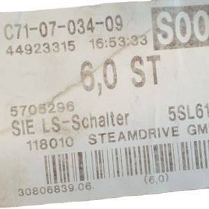 Nuovo e Originale Sensore 5SL6104-7 Disponibile in Magazzino Controllore Programmabile PLC - Product Image 1