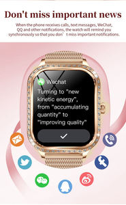 Montre connectée MK88 1,75 pouce pour femmes, tracker d'activité tendance, moniteur de fréquence cardiaque, moniteur de tension artérielle, boussole, suivi du sommeil, IP67 - Product Image 5