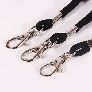 Lanière de corde en nylon lanière en vrac bon marché personnalisé corde épaisse sangle de cou en nylon lanière ronde sécurité réglable avec carte de PVC - Product Image 4