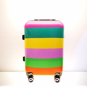 Factory Direct Luggage <strong>Rainbow</strong> Cartoon Hard Shell Spinner Trolley <strong>Suitcase</strong> 2Pcs Eco-Friendly BSCI Audited Bulk Wholesale - Product Image 1