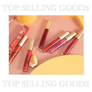 Brillo Labial Vegano Brillante de 7.5ml, Larga Duración, Resistente al Agua, Alta Pigmentación, con Tapa Dorada, Venta al Por Mayor de Fábrica para Tiendas de Belleza - Product Image 6