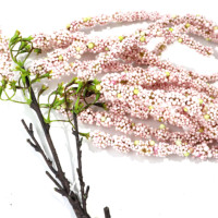 Peigne artificiel en gros Amaranthus mousse verdure suspendus branches de feuillage pour arrangement de fleurs de mariage