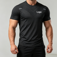Ensemble de sport d'été unisexe pour la course à pied et la gym, t-shirts à manches courtes respirants pour hommes et shorts, ensemble de 2 pièces à col rond pour l'entraînement