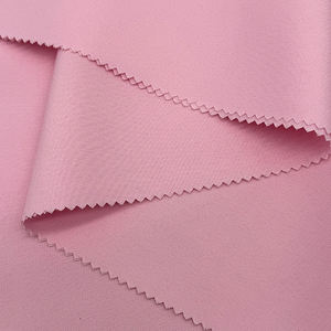 Nouveau 100% Polyester filles étudiant uniforme tissu couleur unie sergé tissé techniques coupe-vent fusible pure Stretch 150d fil compte - Product Image 5