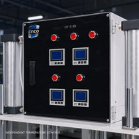 Presse à chaud pneumatique à quatre stations CNCO CN-710B pour le façonnage et le collage des coutures latérales de sous-vêtements