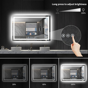 Đầy đủ chiều dài phòng tắm trang điểm gương với LED chiếu sáng Vanity gương với đèn cho khách sạn phòng tắm gương với LED ánh sáng - Product Image 3