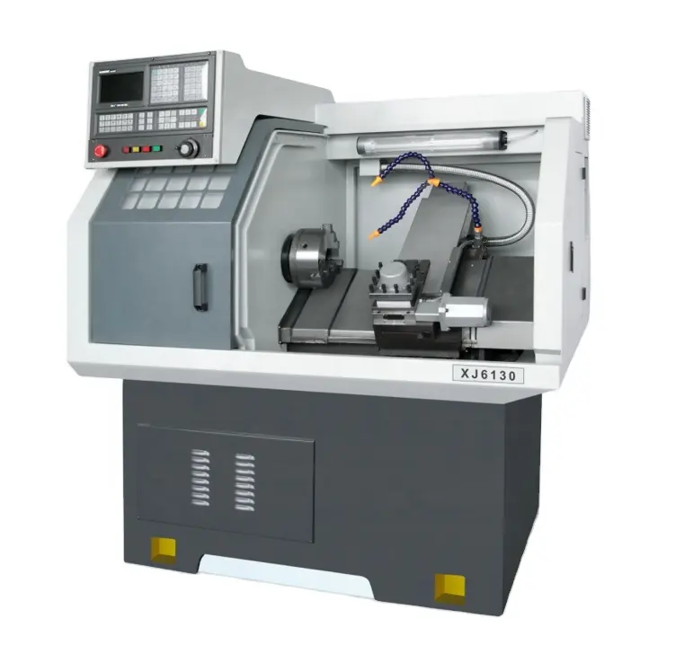 Fabrik XG-6130 schiene Metall mit variabler Geschwindigkeit Deutsche Drehmaschinen Kleiner Tisch Tisch CNC-Lattenbett Hart regler CNC-Drehmaschine