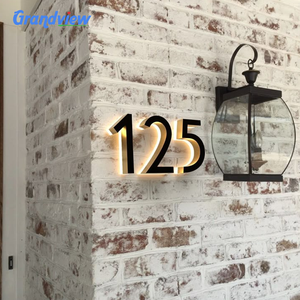 Letrero Iluminado Led Número de Casa Exterior <span class=keywords><strong>Solar</strong></span> Led Números de Casa con Luces - Product Image 4