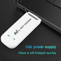 Modem USB WiFi Eksternal Portabel 4G LTE Versi Asia, Dapat Disesuaikan, Kecepatan 150Mbps, Plug-and-Play, Langsung dari Pabrik